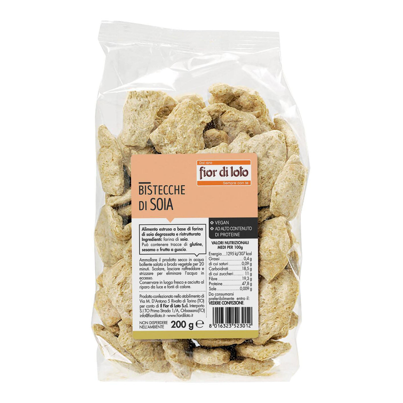 BISTECCHE SOJA 200G 2621
