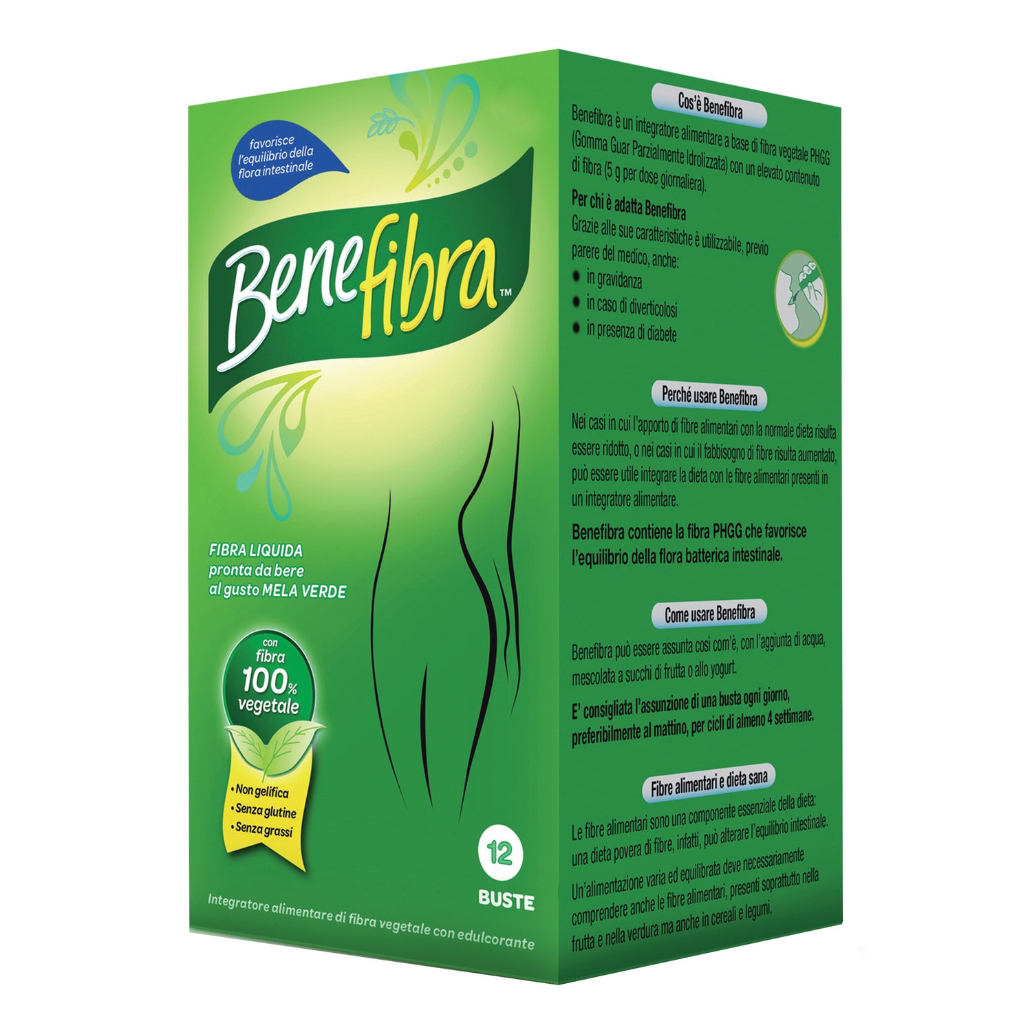 Benefibra Liquida 12 Bustine Pronte 60ml