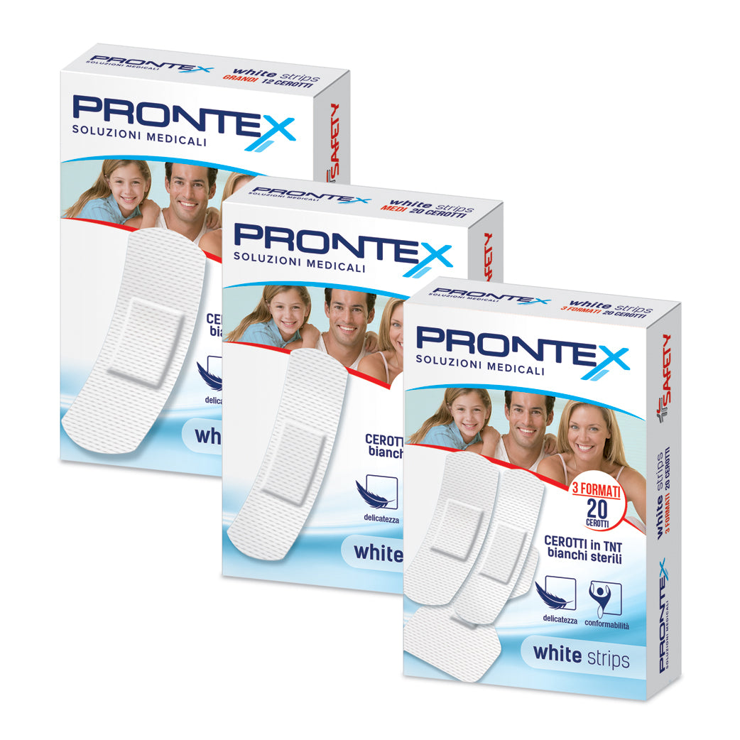 CER PRONTEX WHITE STRIPS 20PZ
