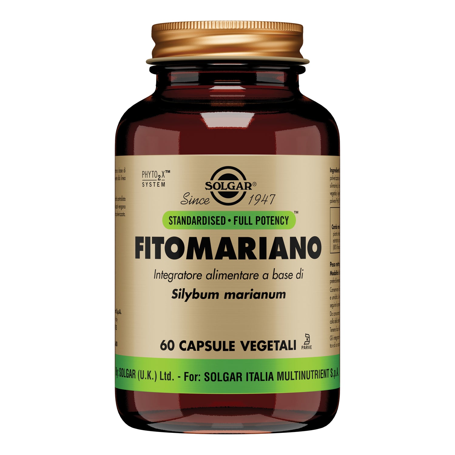 Solgar - Fito Mariano 60 Capsule Vegetali