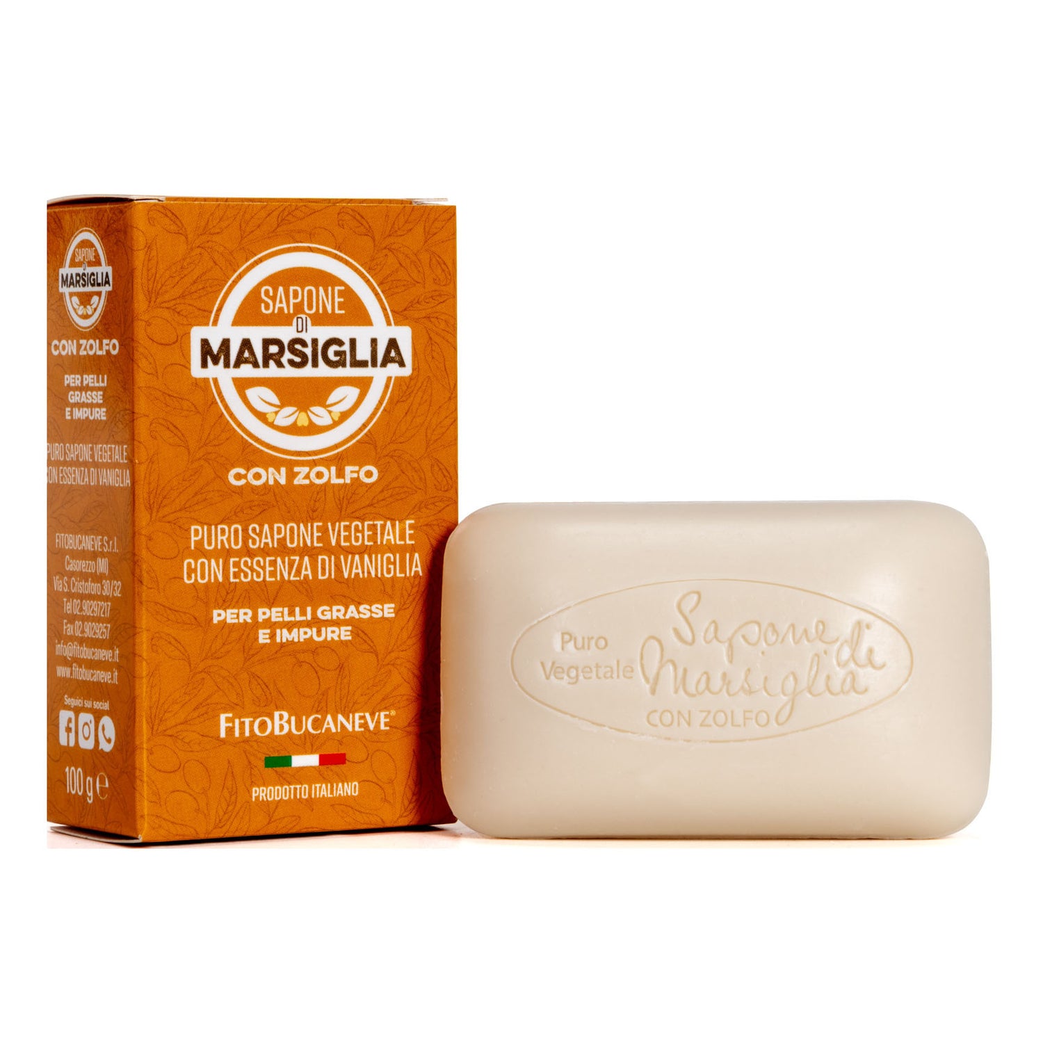 SAPONE MARSIGLIA ZOLFO 100G
