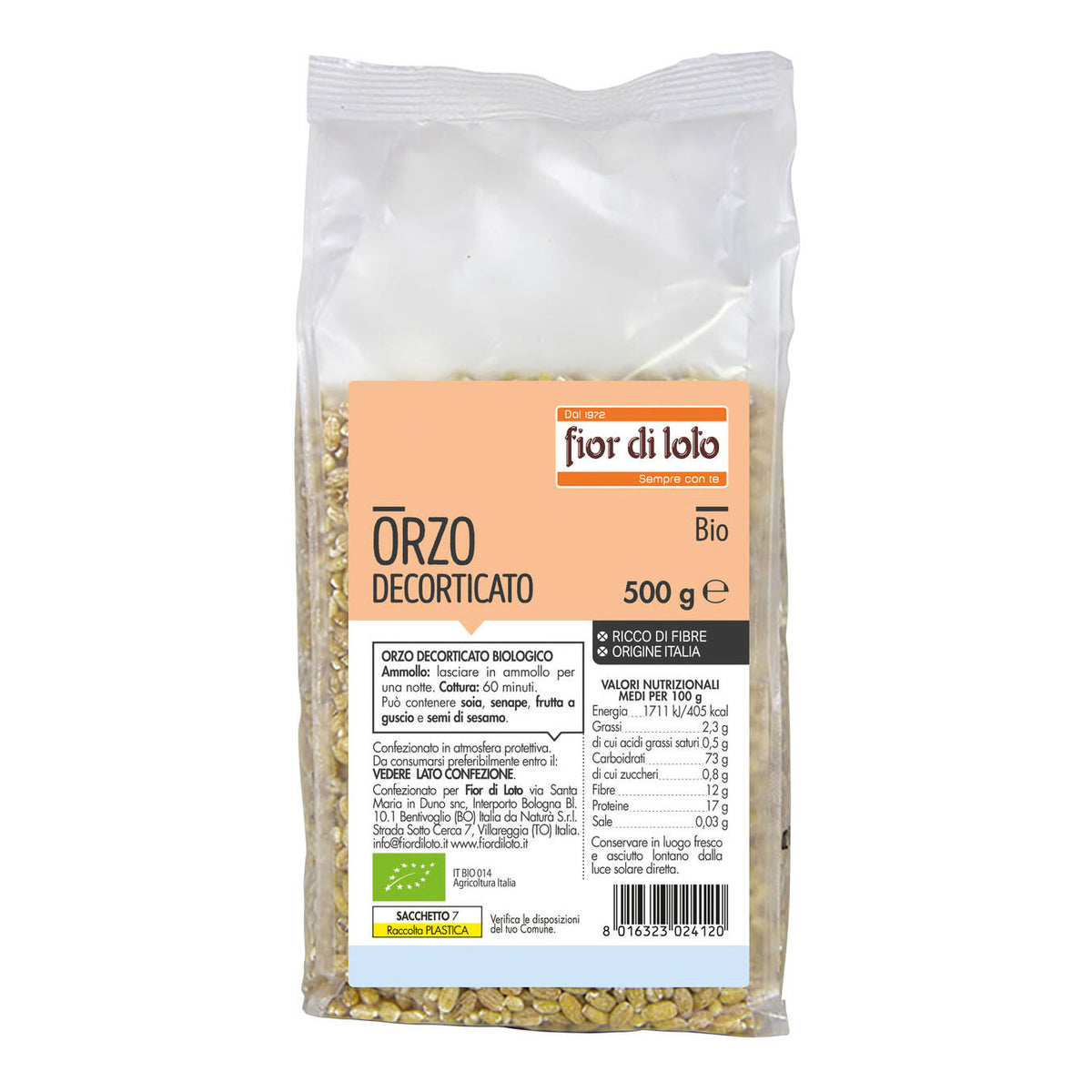 ORZO DECORT 500G  
