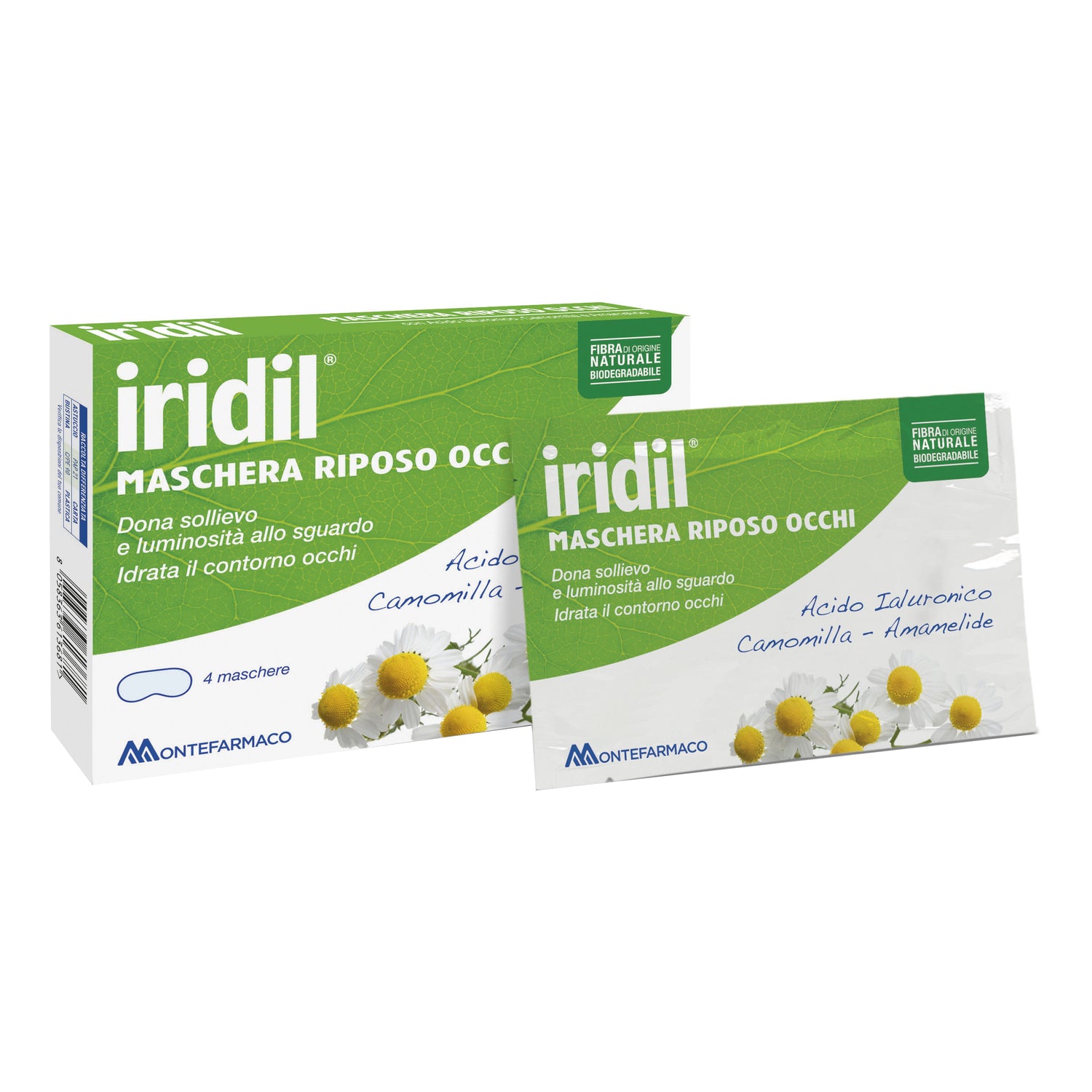 Iridil Maschera Riposo Occhi 4 Pezzi