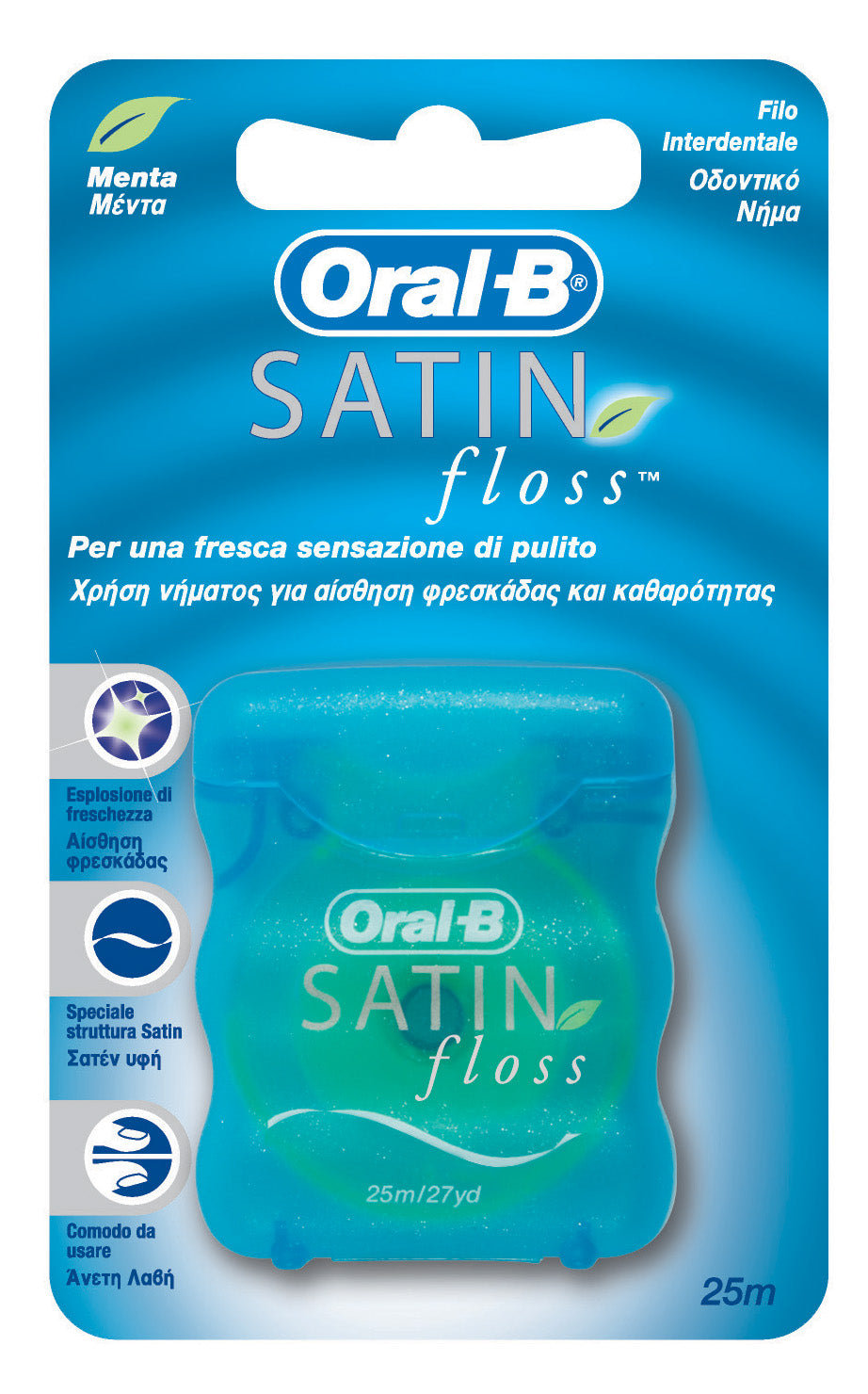Oral-B Filo Interdentale Satin Floss 25 Metri
