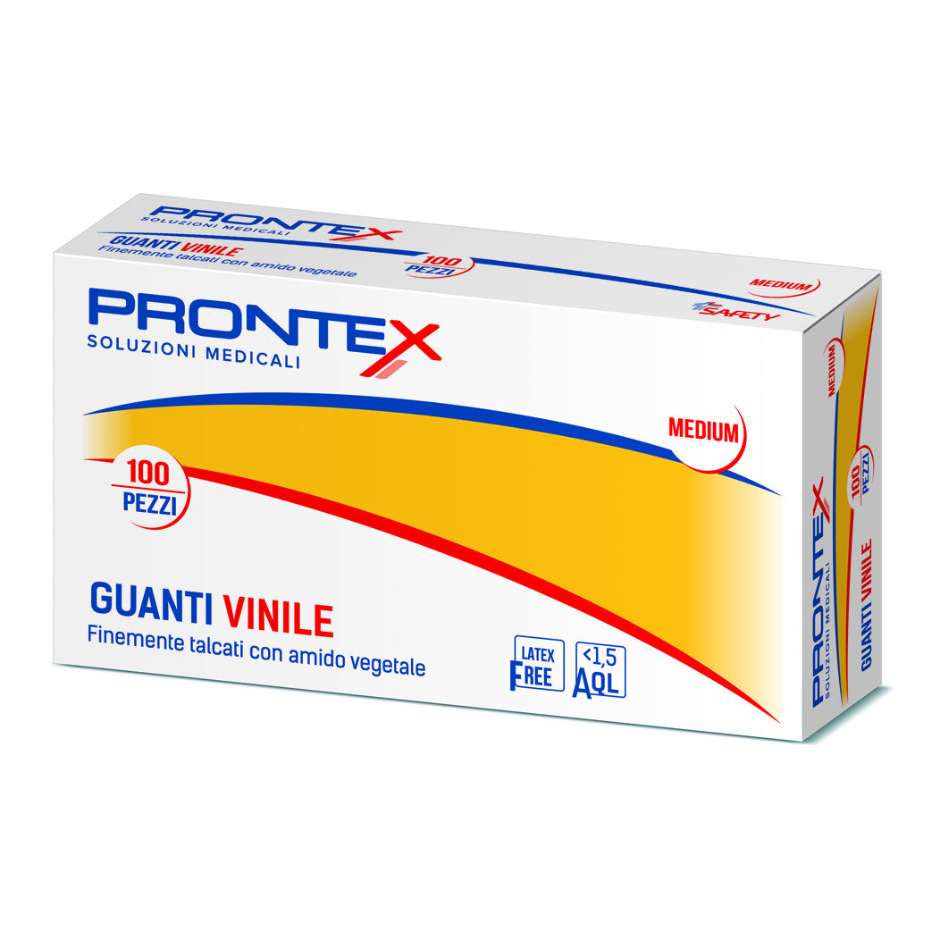 PRONTEX GUANTO VINILE M 100PZ
