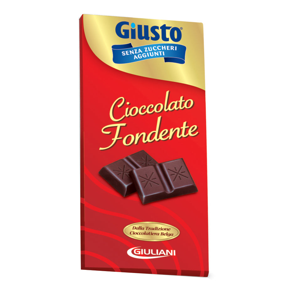 Giusto Senza Zucchero Cioccolato Fondente 85g