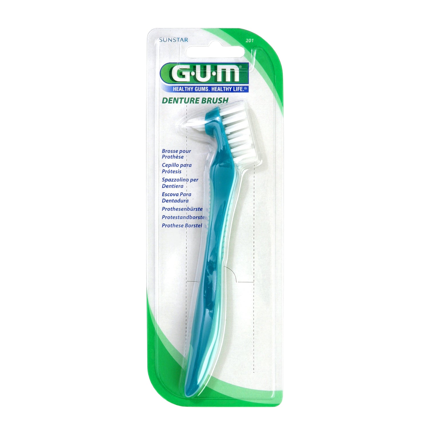 GUM Denture Brush 201 | Spazzolino per Protesi Dentale