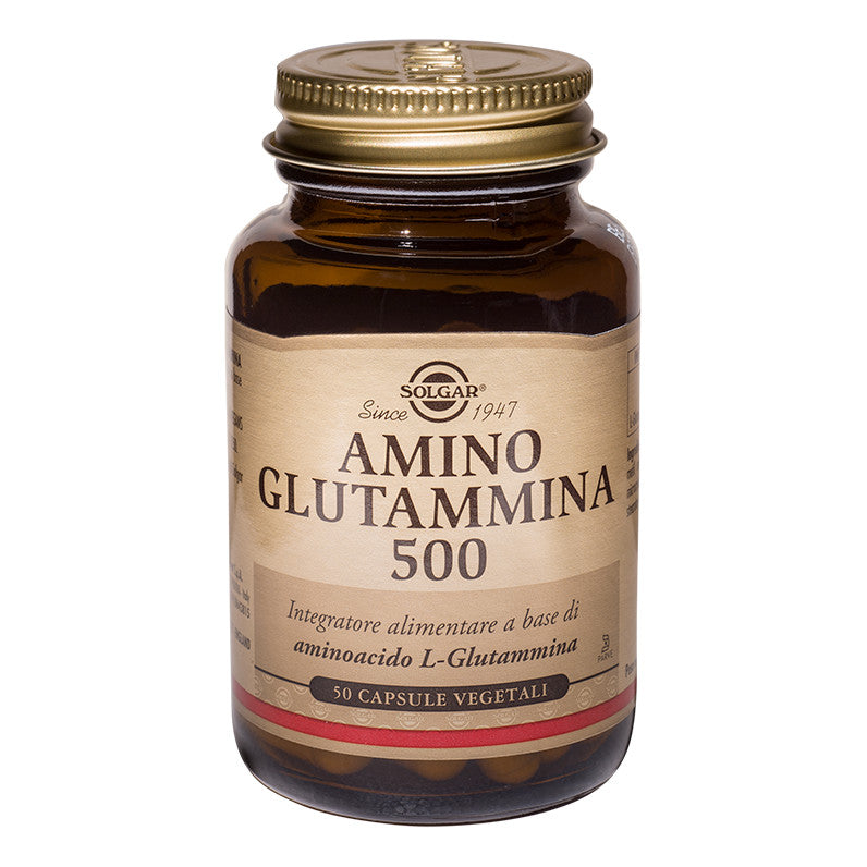 Solgar - Amino Glutammina 500mg 50 Capsule Vegetali