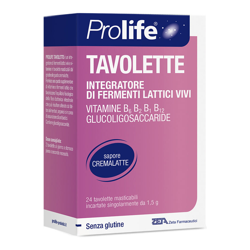 Prolife Integratore Di Fermenti Lattici 24 Tavolette
