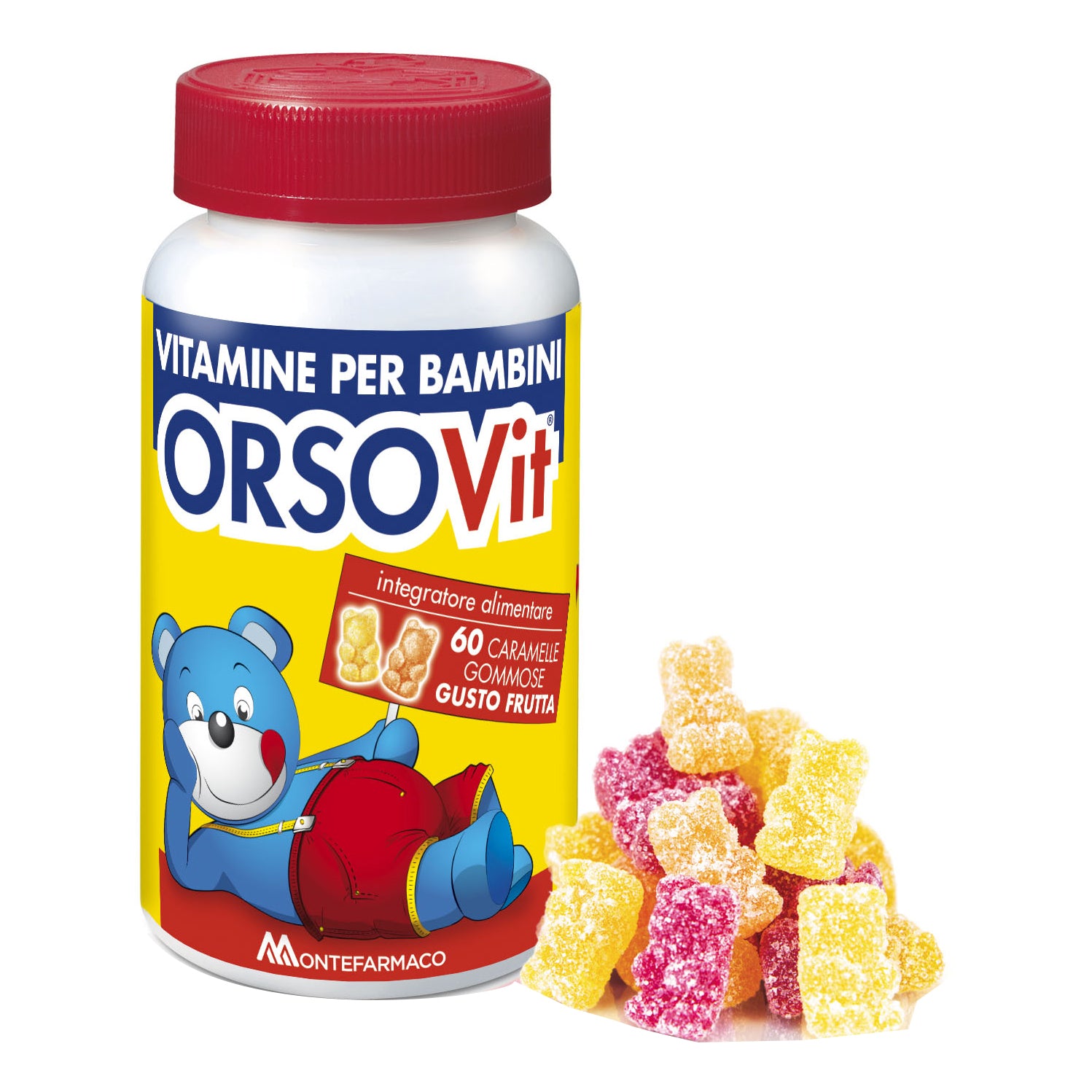Orsovit 60 Caramelle Gommose Gusto Frutta