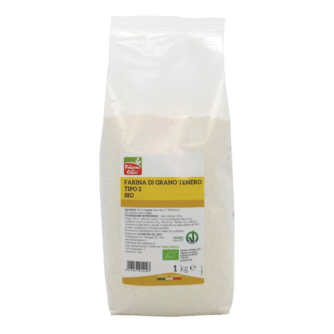 FARINA GRANO T TIPO 2 BIO 1KG