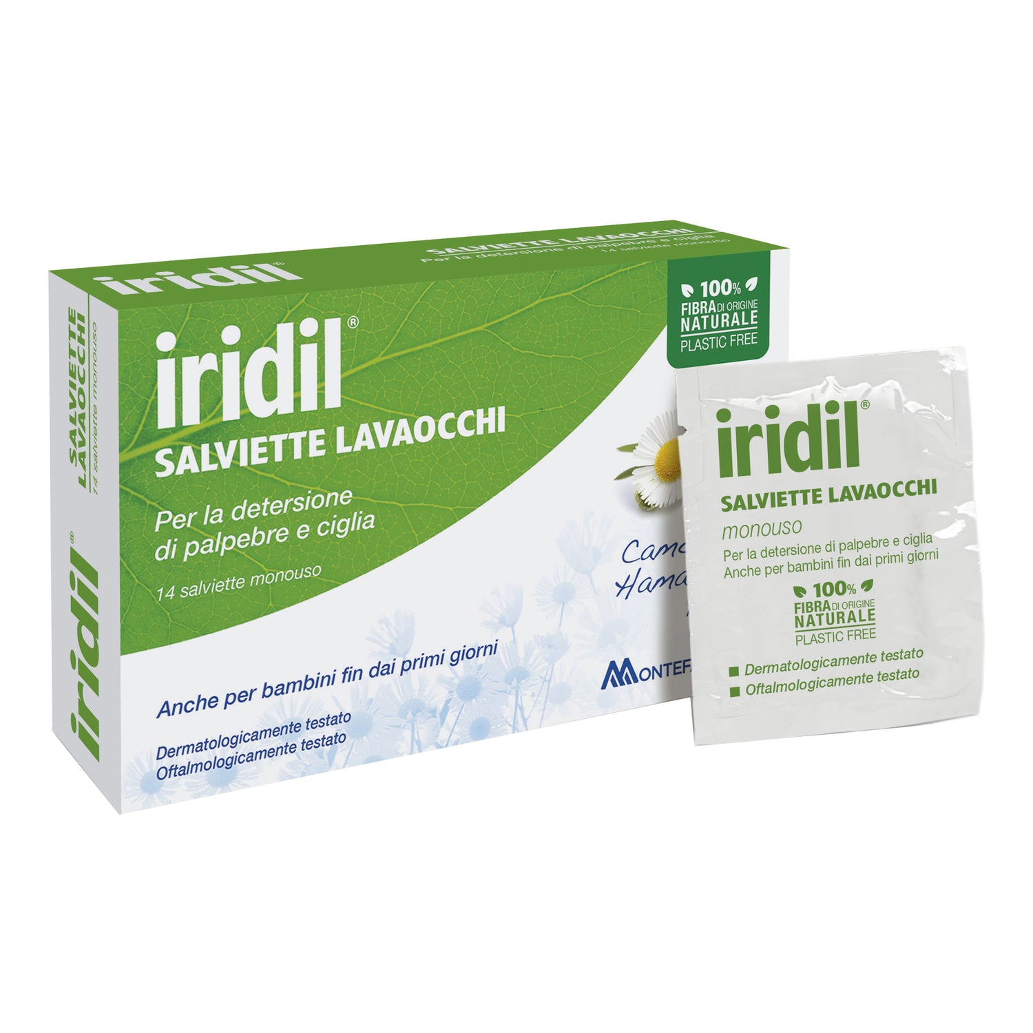 Iridil Lavaocchi 14 Salviette Monodose