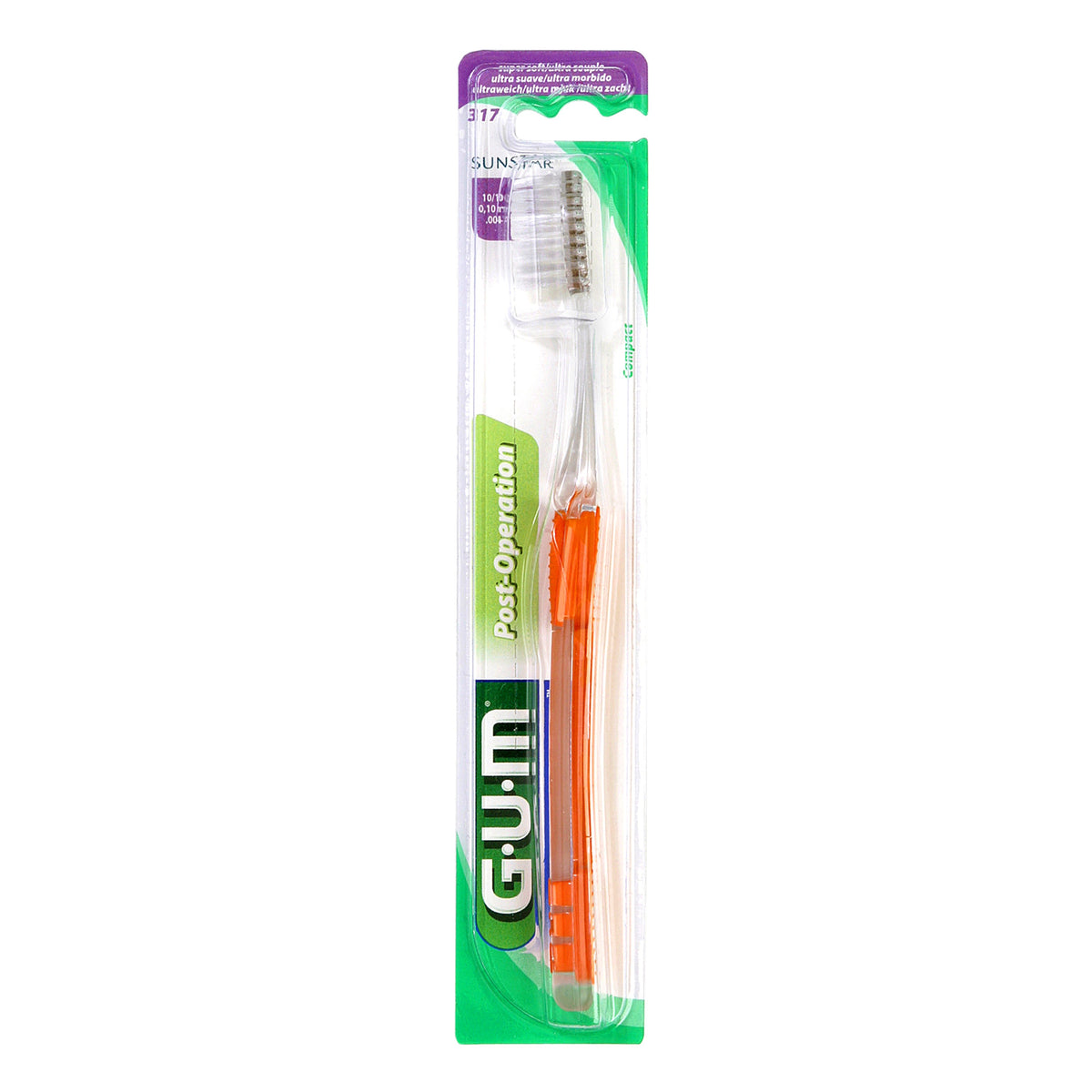 GUM Post-Operation 317 | Spazzolino Ultra-Morbido per Uso Post-Operatorio  