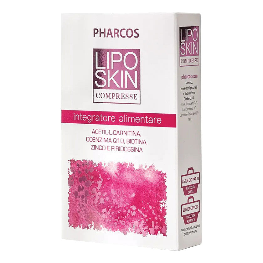 Pharcos Liposkin | Integratore Pelle e Capelli | 30 Compresse  