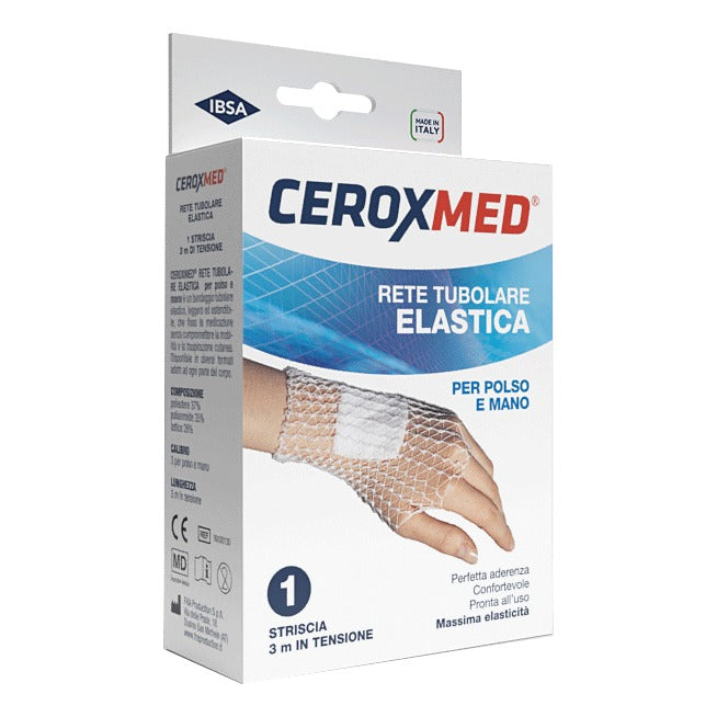 Ceroxmed | Rete Tubolare Elastica Mano e Polso | 1 Pezzo
