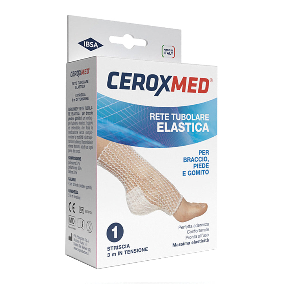 Ceroxmed | Rete Tubolare Elastica Braccio Piede Gomito | 1 Pezzo  
