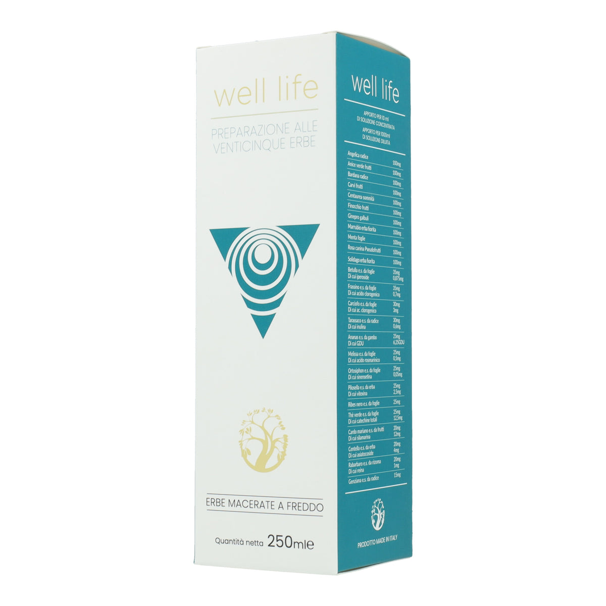 WELL LIFE 25ERBE ABROS 250ML  