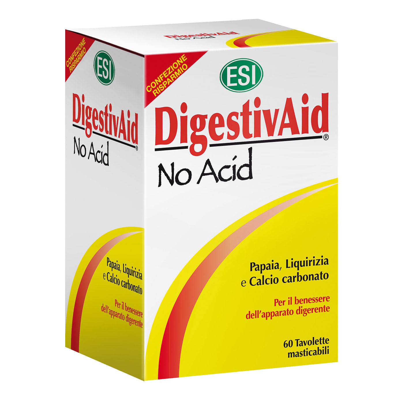 Esi DigestivAid No Acid 60 Tavolette Masticabili