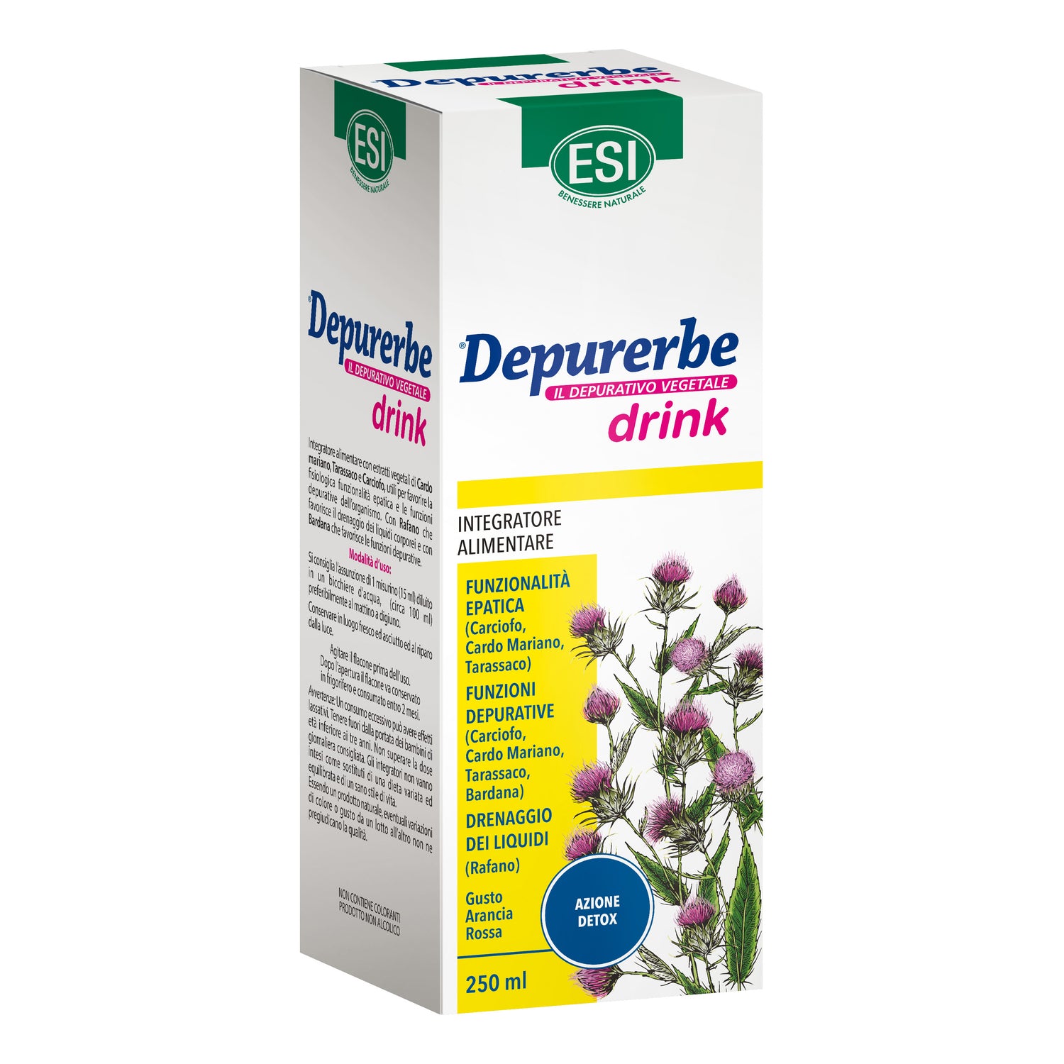 Esi Depurerbe Drink Gusto Arancia Rossa 250ml