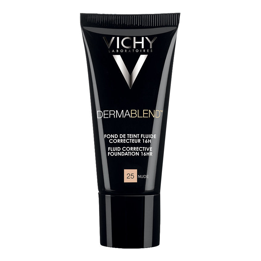 Vichy Dermablend Fondotinta Correttore Fluido 16h - Nude 25 - 30ml