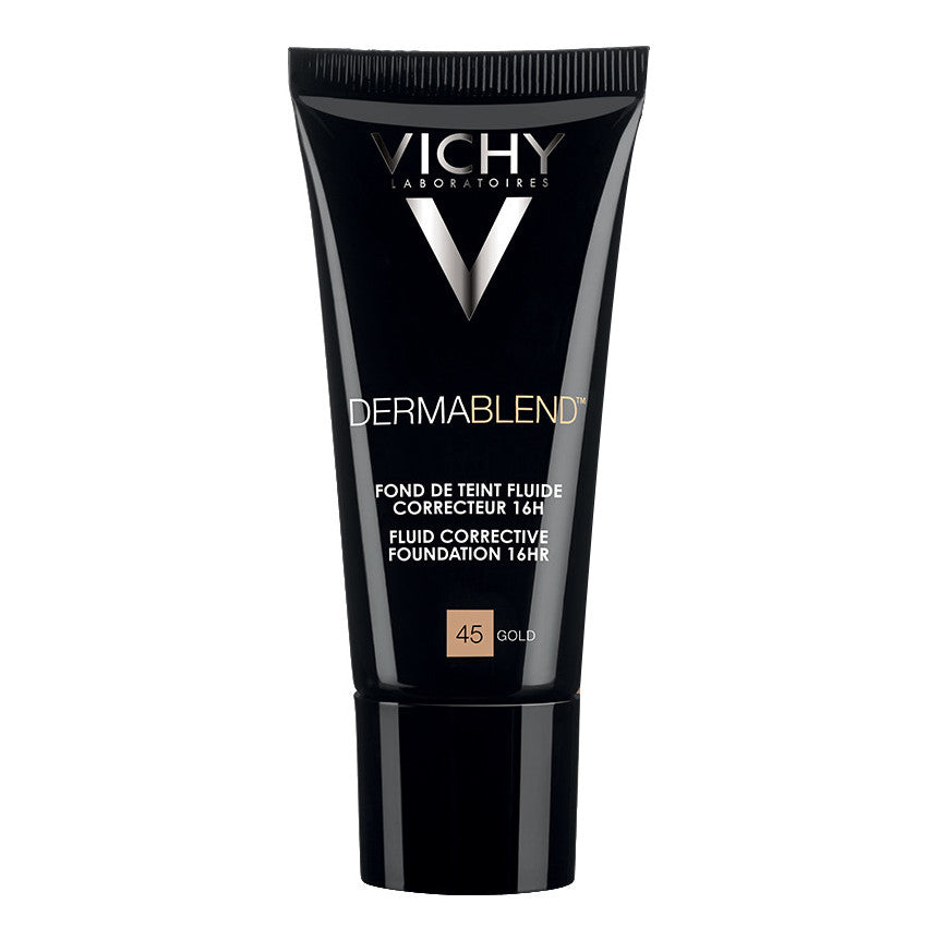 Vichy Dermablend Fondotinta Correttore Fluido 16h - Gold 45 30ml