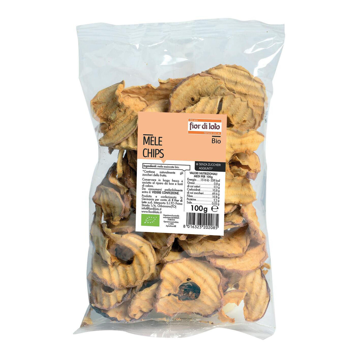 BIO MELE CHIPS 100G  