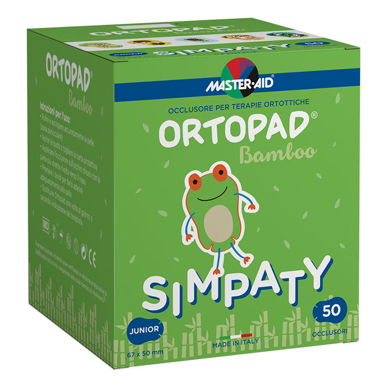 Master Aid Ortopad Simpaty Cotton Cerotti Occlusivi Per Terapie Ortottiche Junior 50 Pezzi