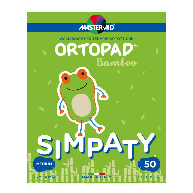 Master Aid Ortopad Simpaty Cotton Cerotti Occlusivi Per Terapie Ortottiche Medium 50 Pezzi