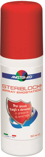 Master Aid Steriblock Spray Emostatico Per Favorire L'Arresto Dell'Emorragia 50ml  