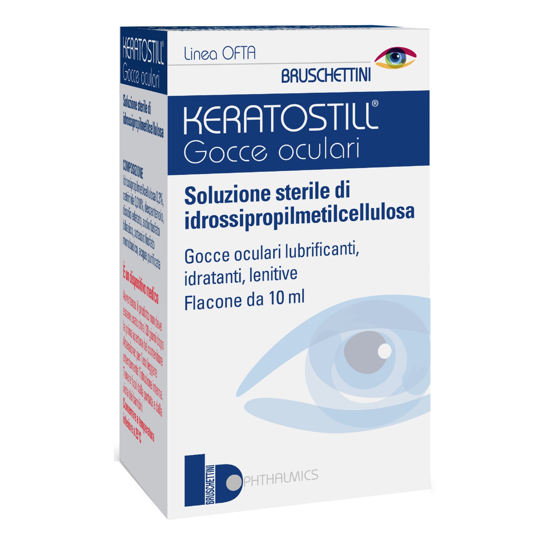 KeratoStill gocce oculari lubrificanti idrossipropilmetilcellulosa 0,3% 10 ml
