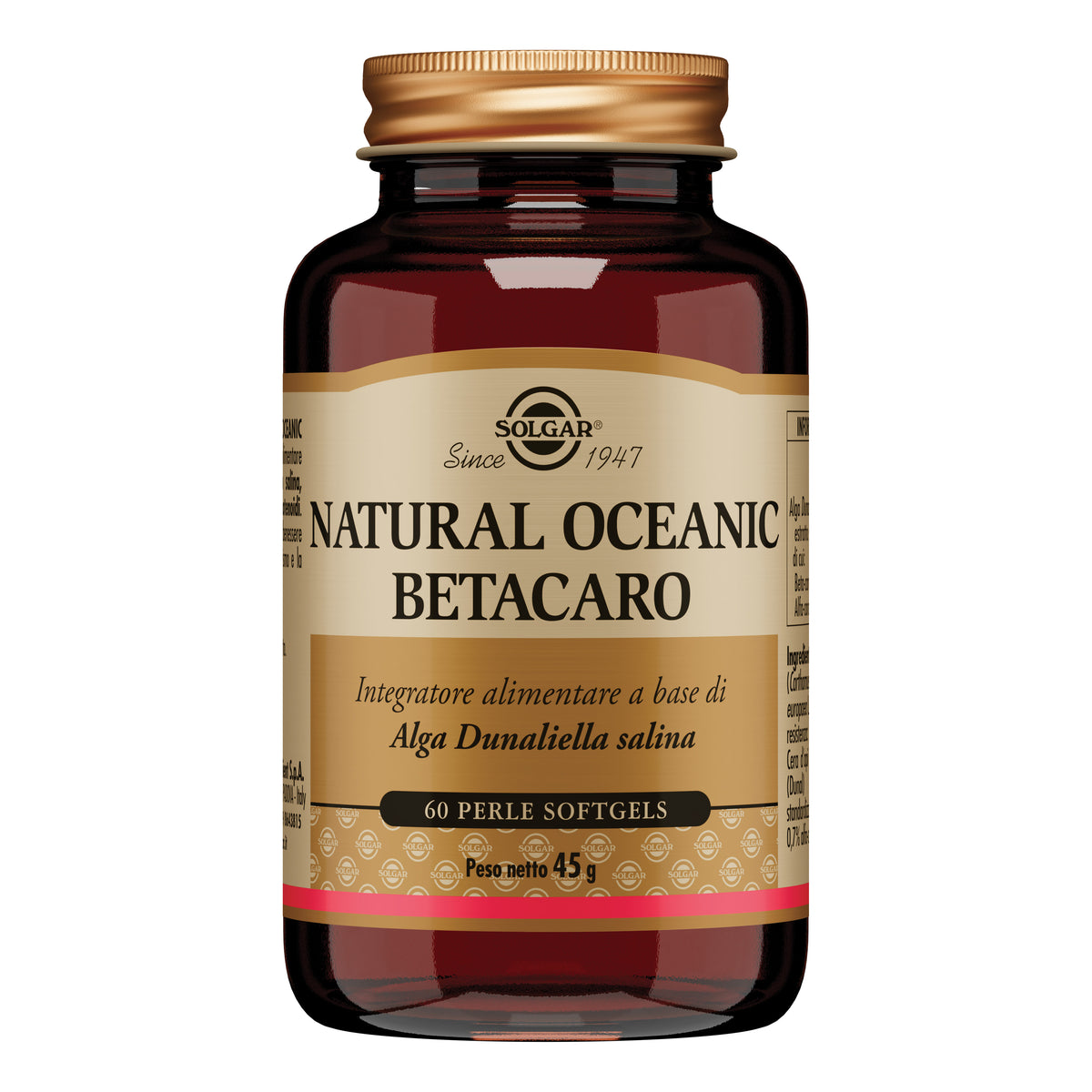 Solgar - Natural Oceanic Betacaro 60 Perle Softgels  