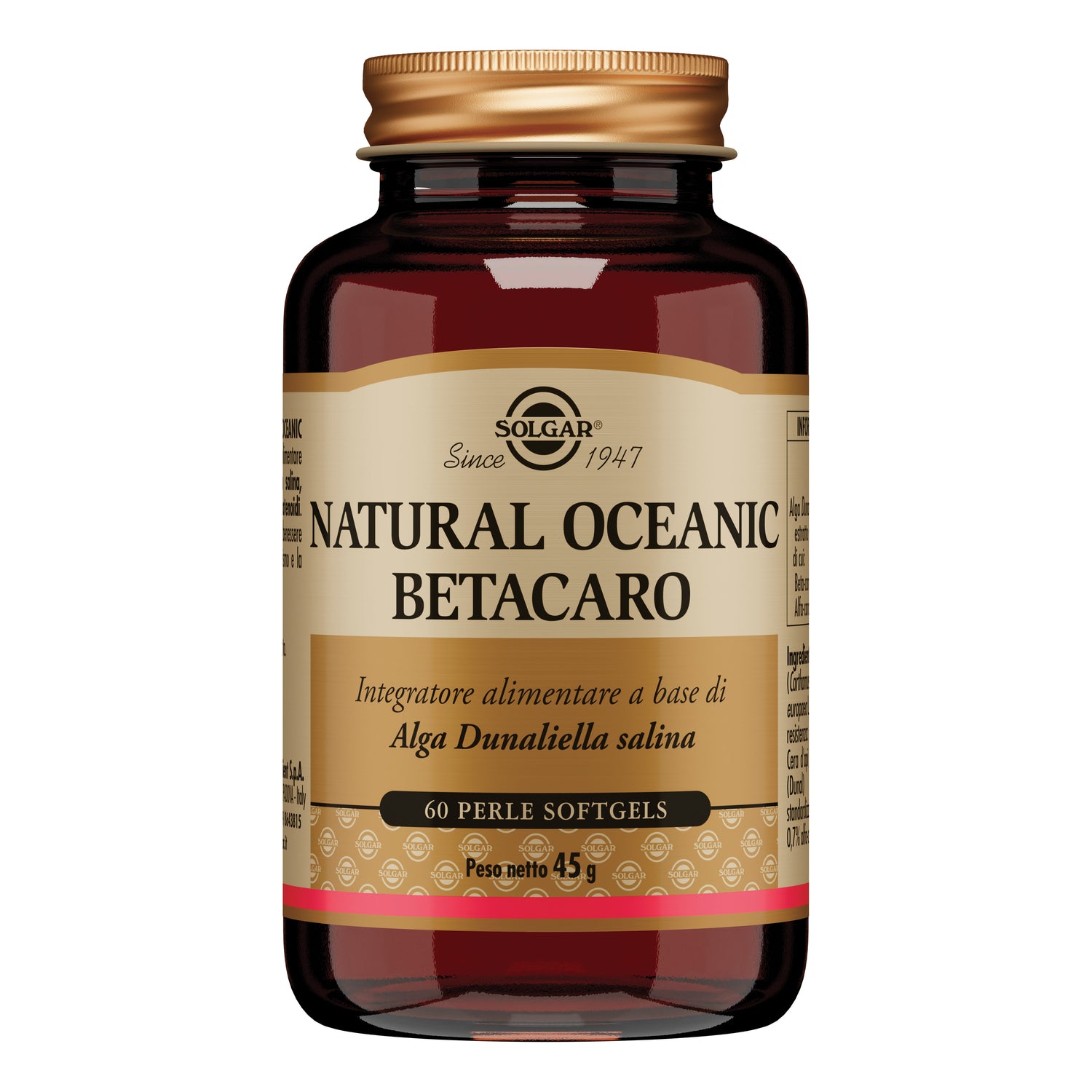 Solgar - Natural Oceanic Betacaro 60 Perle Softgels