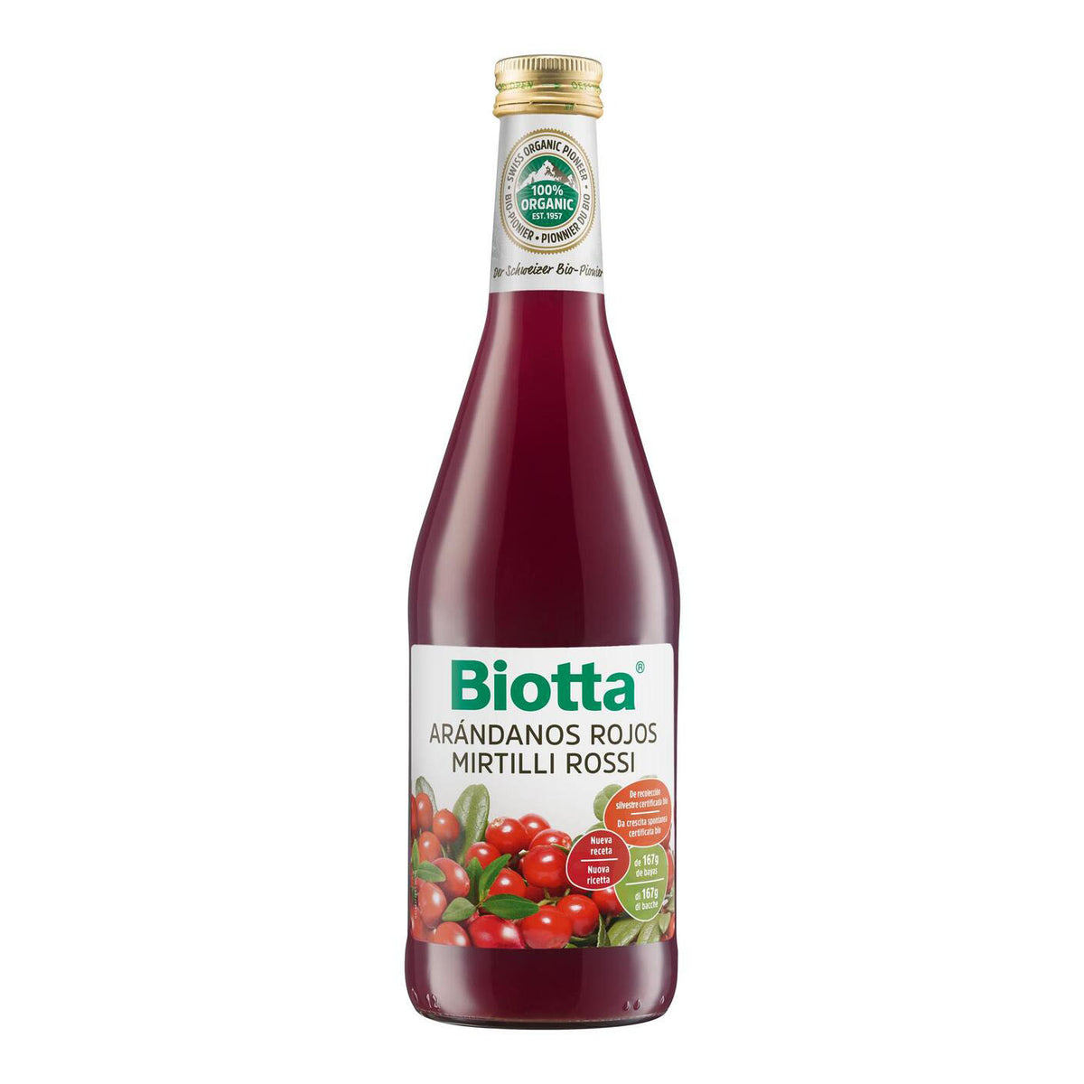 BIOTTA SUCCO MIRTILLO RO 500ML  