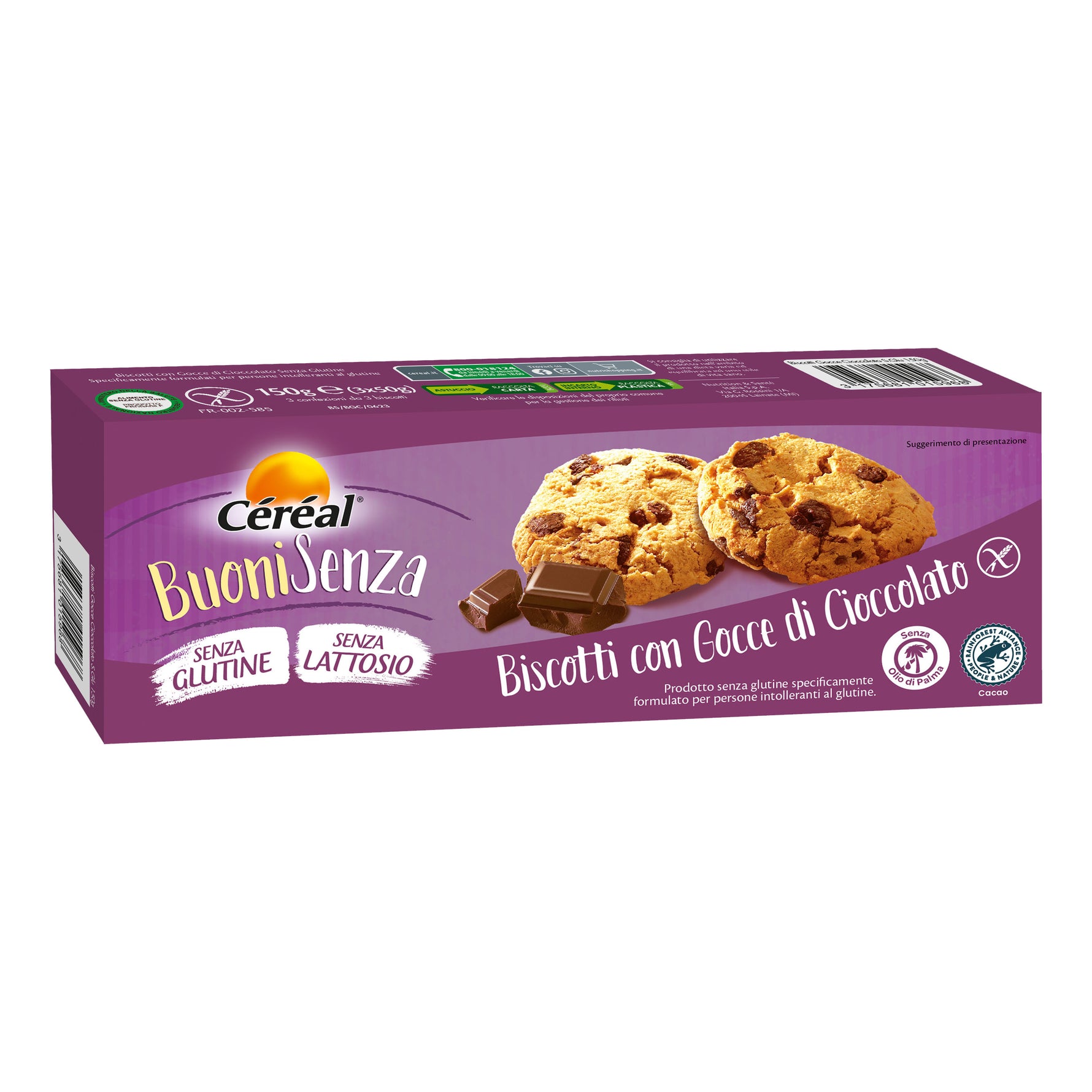 CEREAL GOCCE CIOCCOLATO 150G
