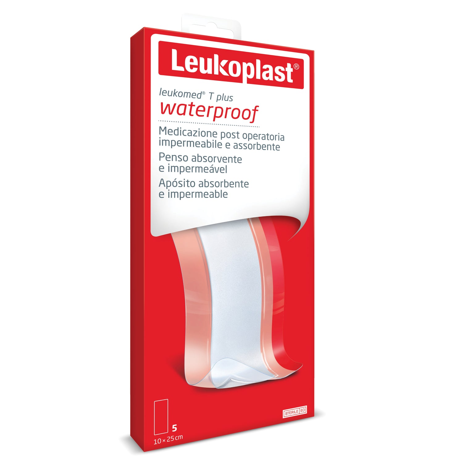 Leukoplast Leukomed T Plus - Medicazione Trasparente post operatoria  10X25cm 5 pezzi