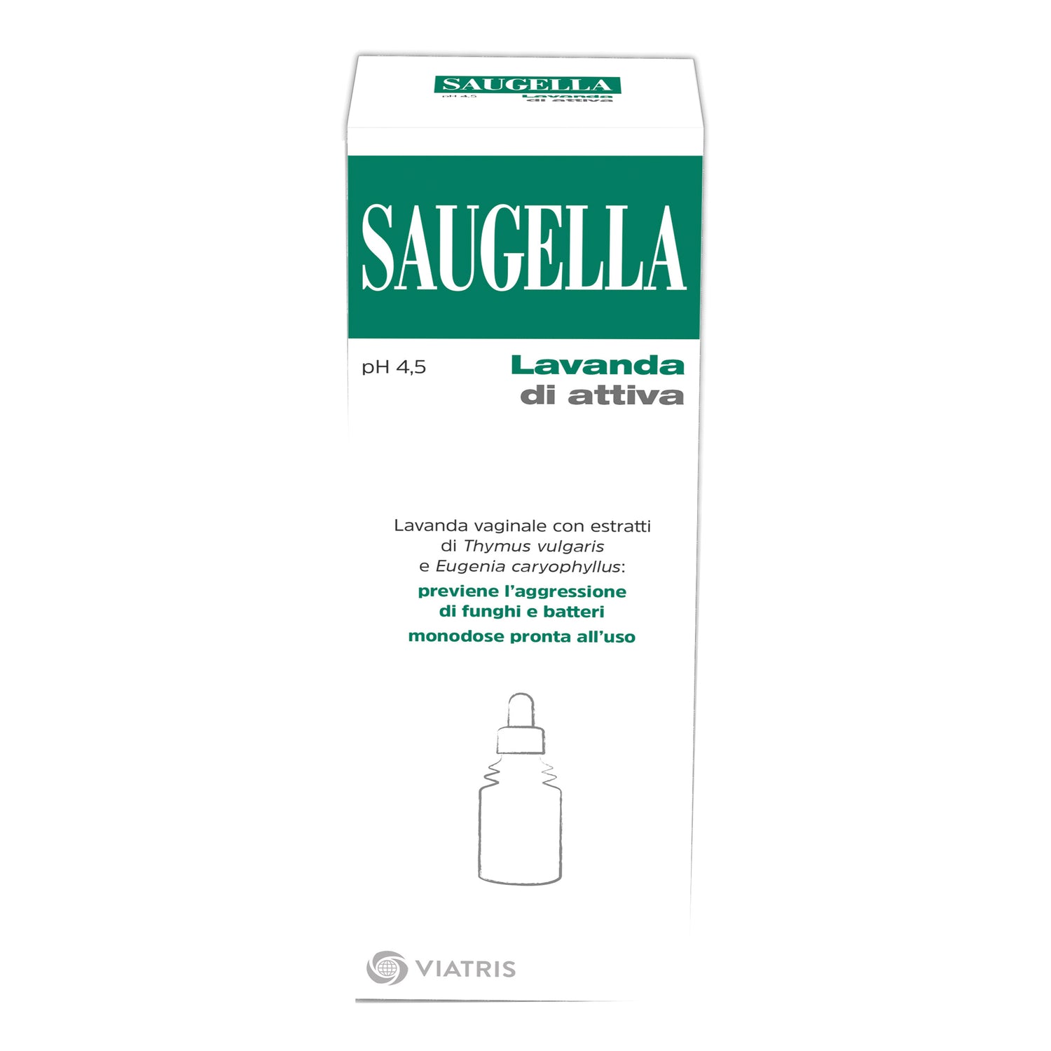 Saugella Attiva Lavanda Vaginale 140ml 1 Flacone