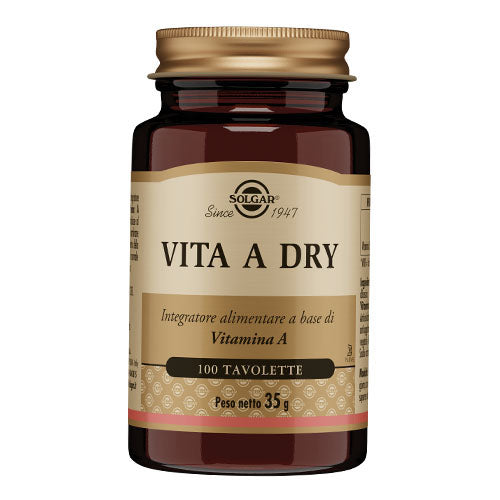 Solgar - Vita A Dry 100 Tavolette