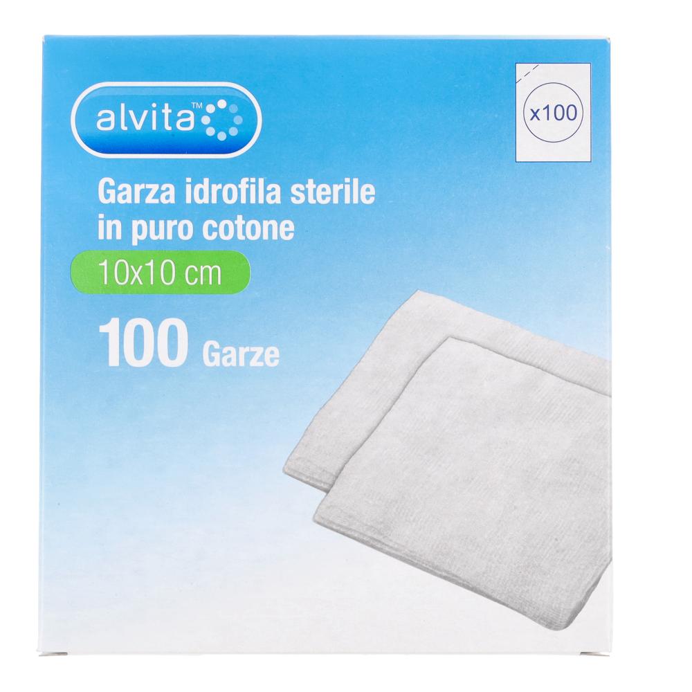 ALVITA GARZA IDROF 10X10CM 100