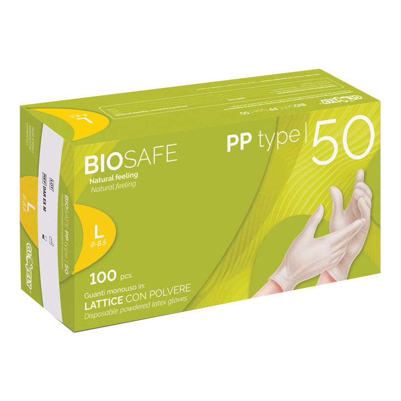 BIOSAFE PLUS GUANTO LAT C/P L