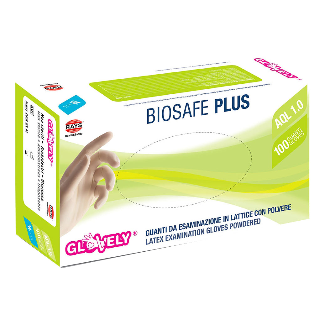 BIOSAFE PLUS GUANTO LAT C/P S