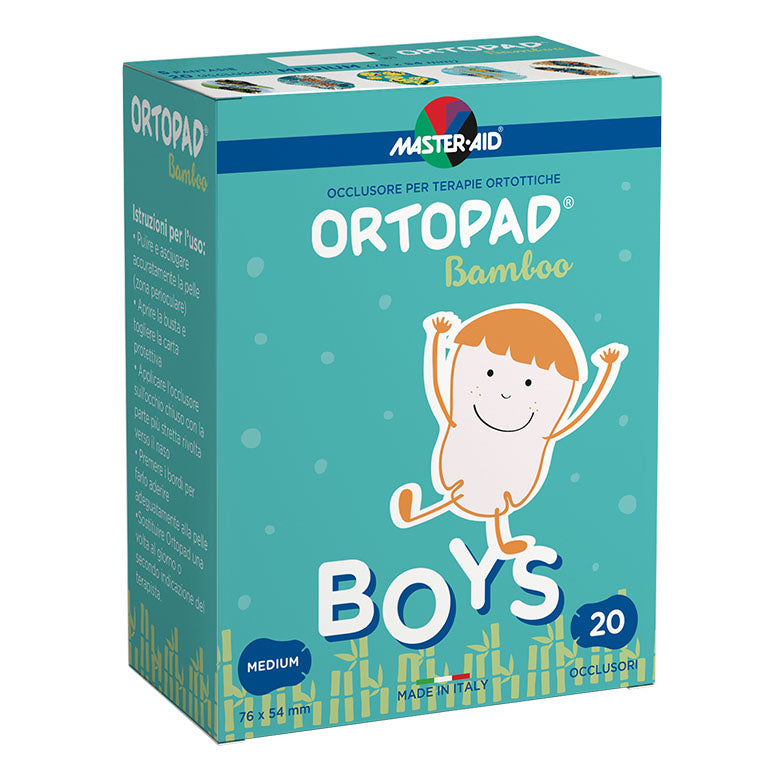 Master Aid Ortopad Cerotti Occlusivi Per Terapie Ortottiche Cotton Boys Medium 20 Pezzi