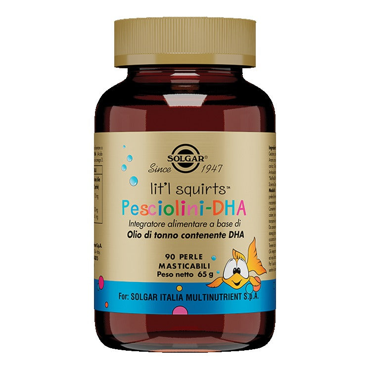 Solgar - Pesciolini DHA 90 Perle Masticicabili
