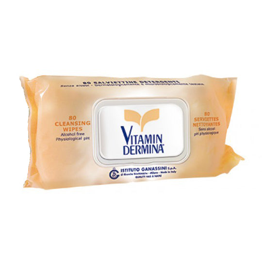 Vitamin Dermina 80 Salviette Detergenti
