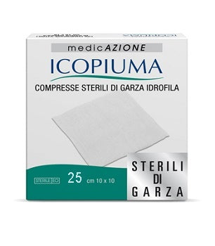 GARZA ICOPIUMA 10X10CM 25PZ  