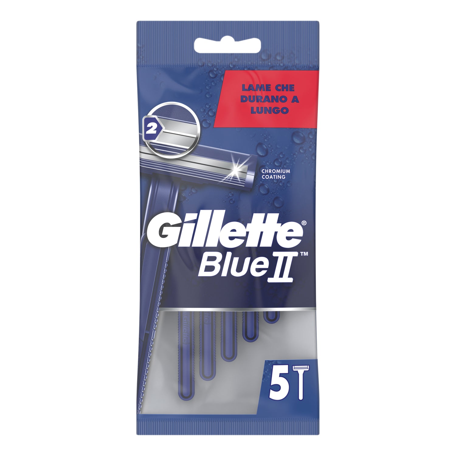 Gillette Blue II Rasoio Standard 6 X 20 X 5