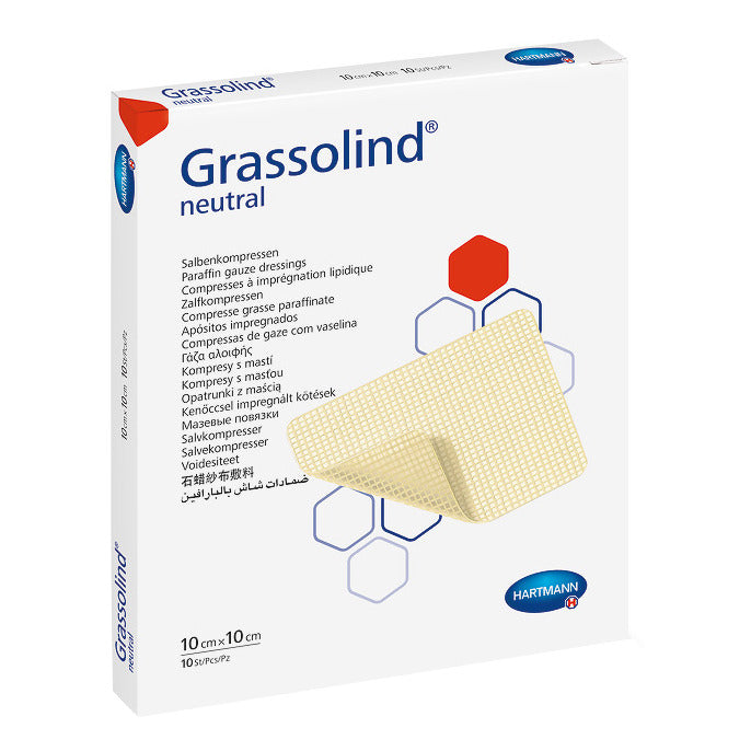 GARZA GRASSOLIND 10X10CM 10PZ
