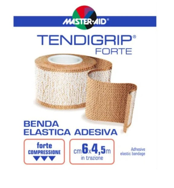 Master-Aid Tendigrip Forte | Benda Elastica Adesiva | 6 cm x 4,5 m  