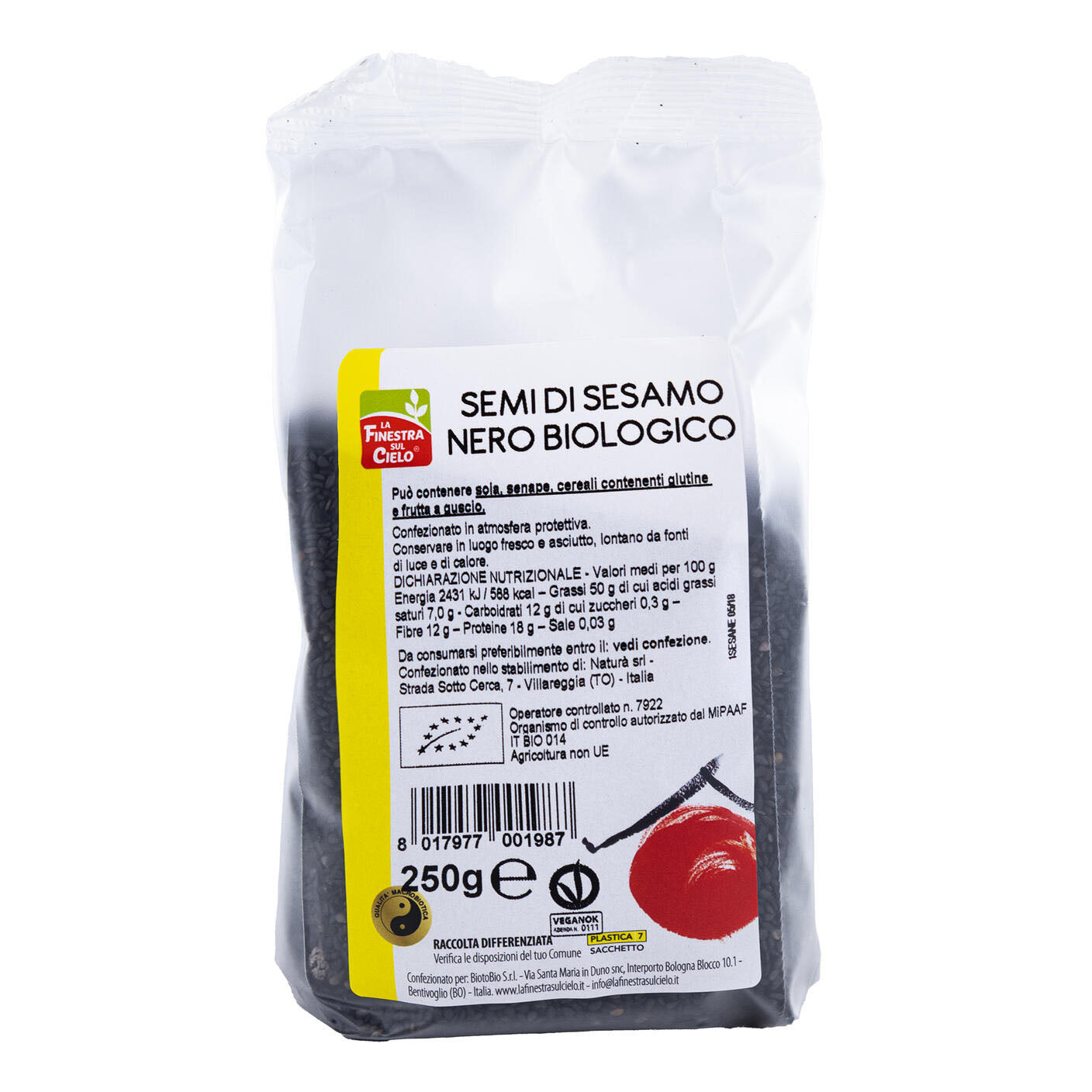 SESAMO NERO 250G BIO