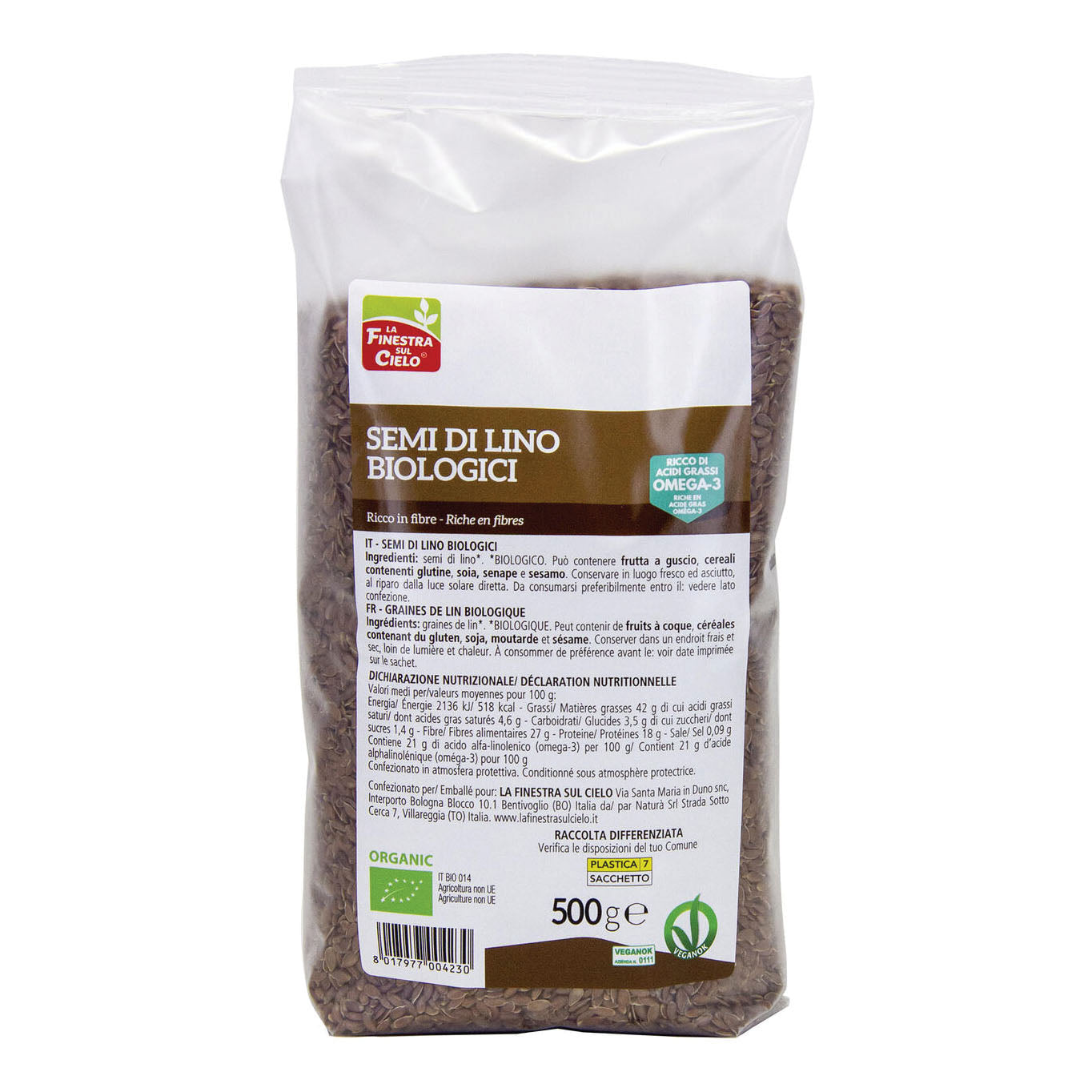 SEMI LINO BIO 500G OMEGA 3