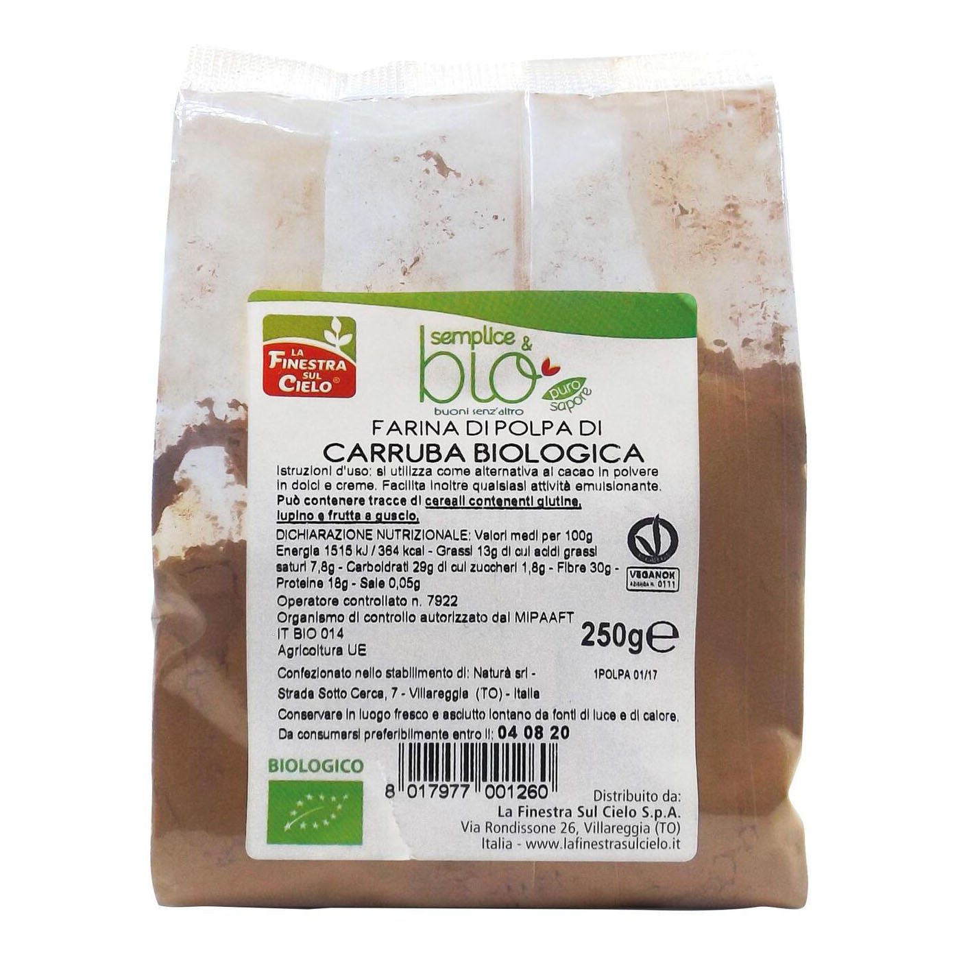 CARRUBA POLP BIO FAR SEMPL&BIO